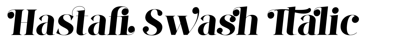 Hastafi Swash Italic